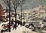 Pieter The Elder Bruegel Famous Paintings - The Hunters in the Snow (Winter)